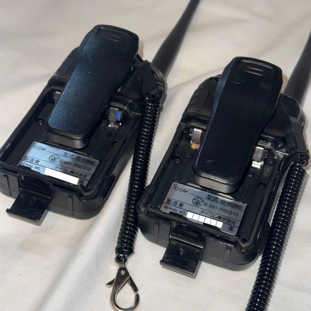 icom IC-4188D 同時通話特定小電力トランシーバー 2台セット
