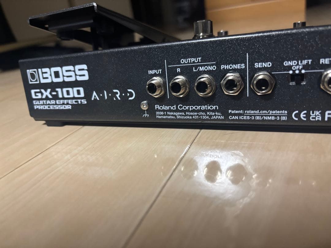 BOSS GX-100 BT dual アダプタ付き