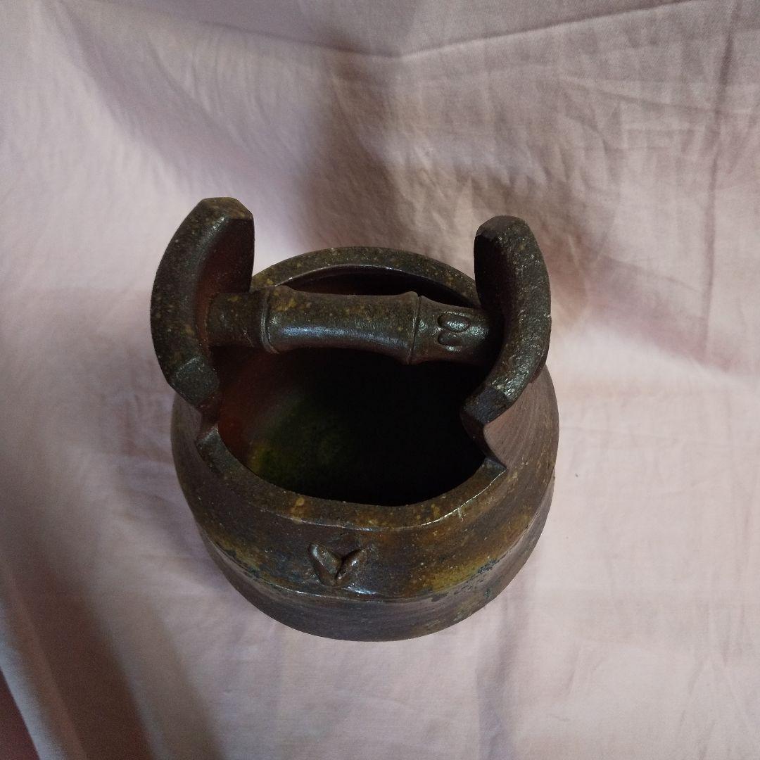 備前焼 小西陶古 花生け