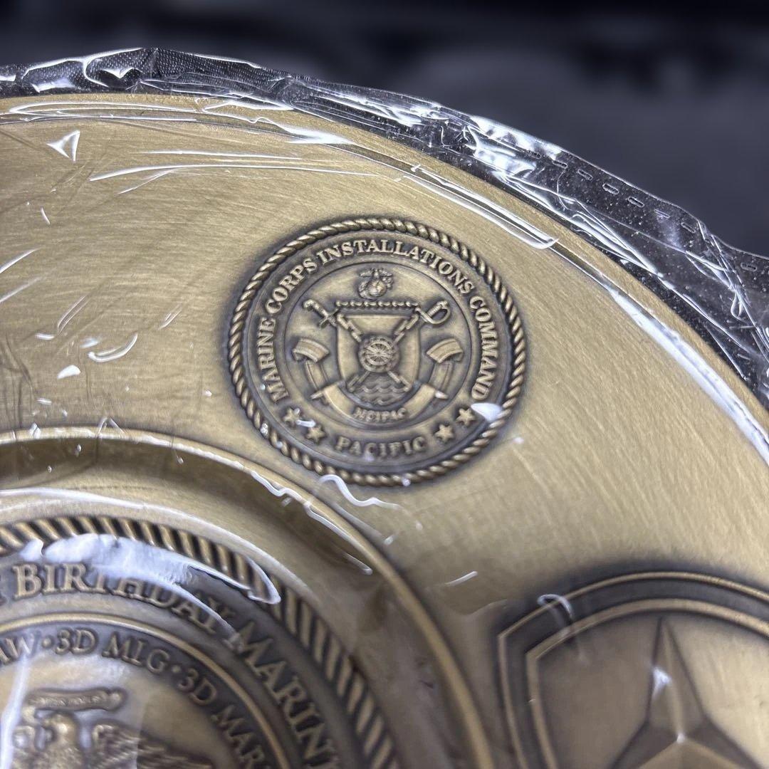 250th Marine Corps Birthday 米海兵隊誕生記念プレート