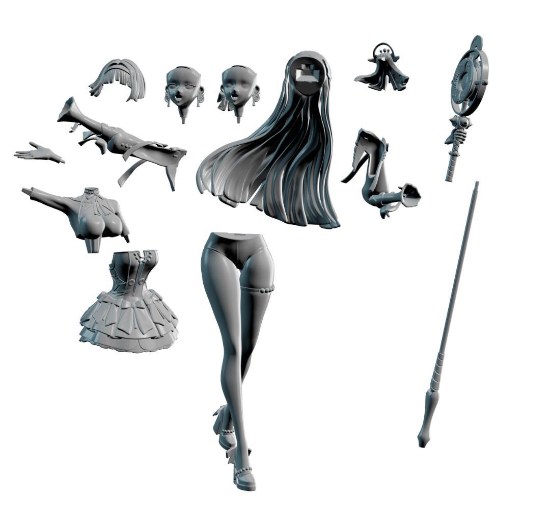 ガレージキット　ゼンレスゾーンゼロ　アストラ・ヤオ / 未塗装未組立　ゼンゼロ