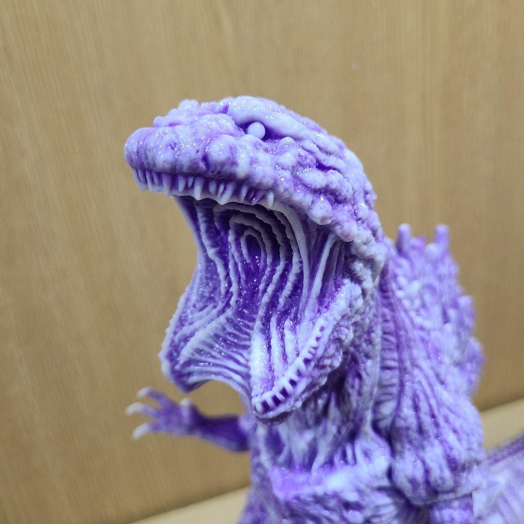 PASSIONTANK シンゴジラ覚醒 組み立て済 ソフビ 白紫マーブル