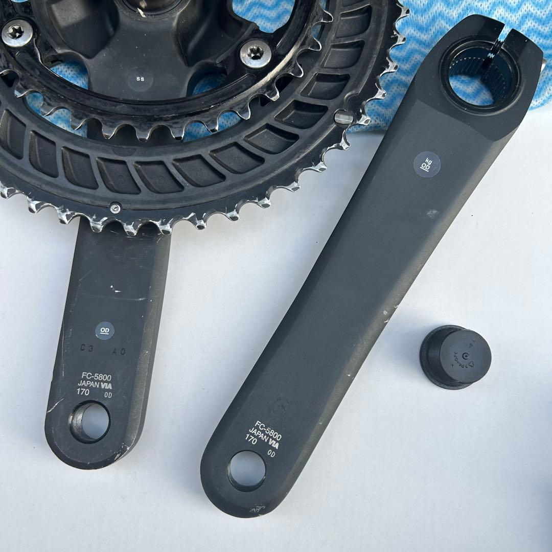 SHIMANO 5800 R7000 105 コンポ セット 楕円リング付き