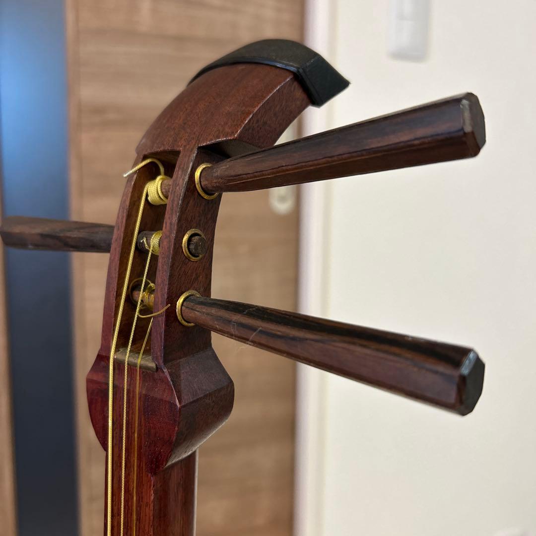 レトロ 三味線 花梨 太棹 義太夫 津軽三味線 民謡 弦楽器 和楽器