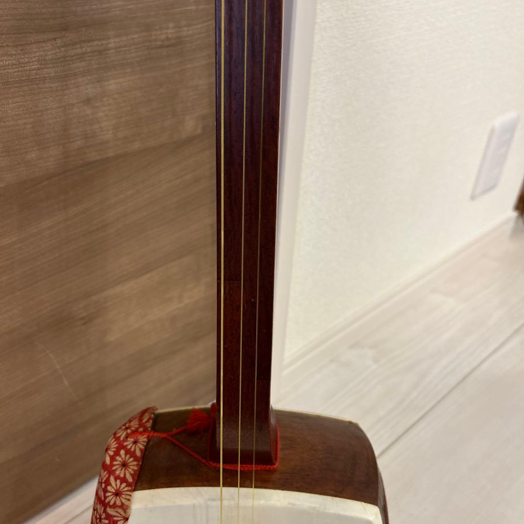 レトロ 三味線 花梨 太棹 義太夫 津軽三味線 民謡 弦楽器 和楽器