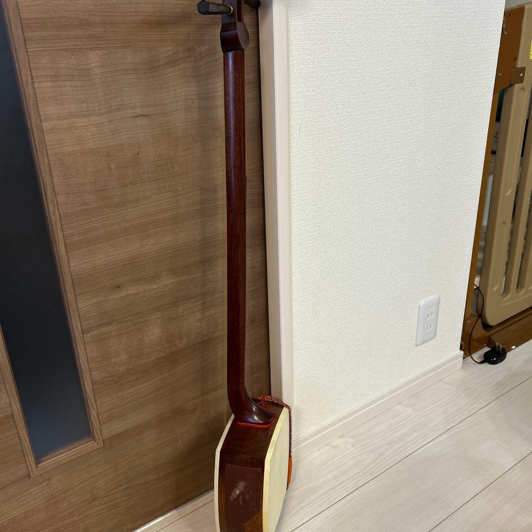 レトロ 三味線 花梨 太棹 義太夫 津軽三味線 民謡 弦楽器 和楽器