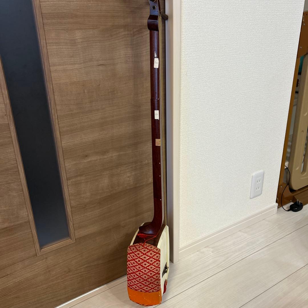 レトロ 三味線 花梨 太棹 義太夫 津軽三味線 民謡 弦楽器 和楽器