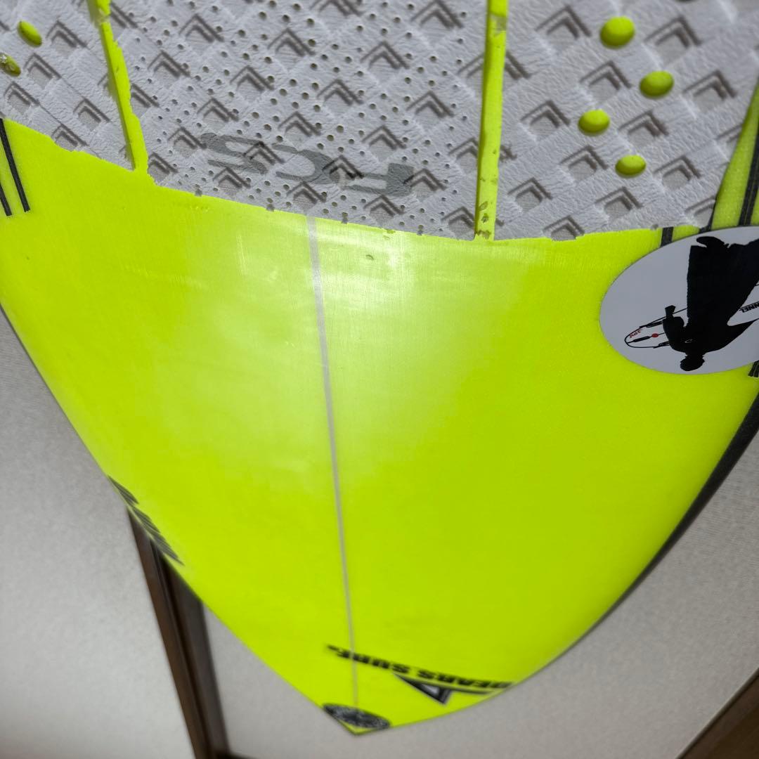 Tokoro ショートボード 蛍光イエロー