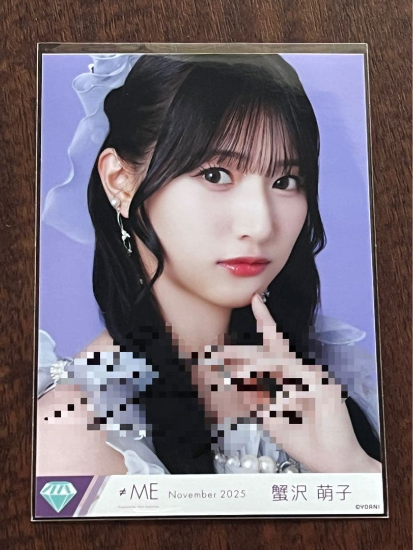 ≠ME ノイミー 直筆 生写真 モブノデレラ 蟹沢萌子 ヨリ