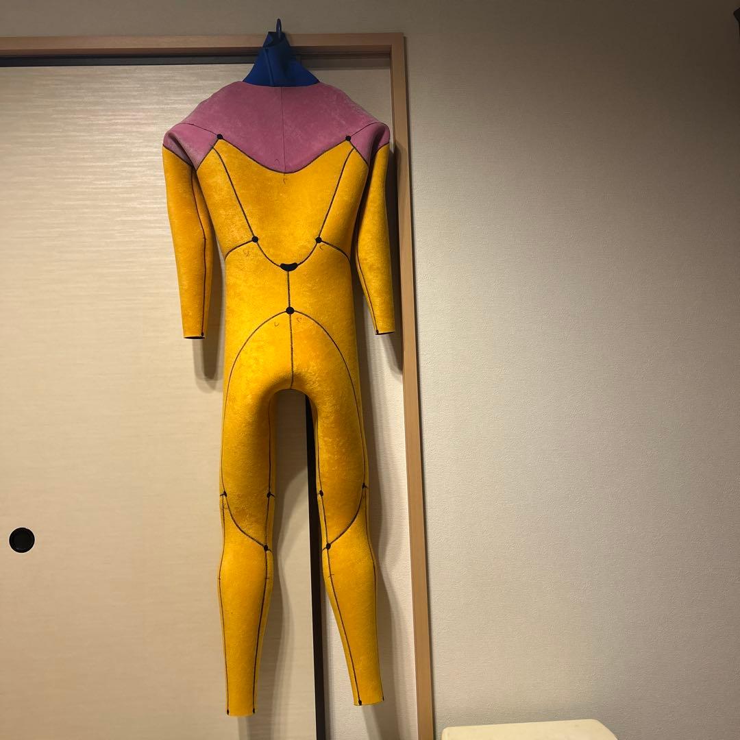 ロングチェストジップ　セミドライ　全身裏起毛 Lサイズ　5mm3mm 試着のみ