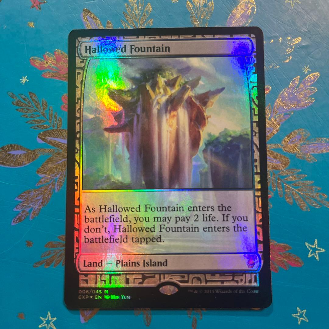 mtg 神聖なる泉　foil エクスペディション