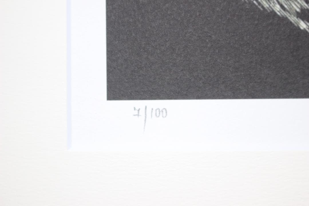 藤田嗣治 エスタンプリトグラフ 黒い猫 7/100