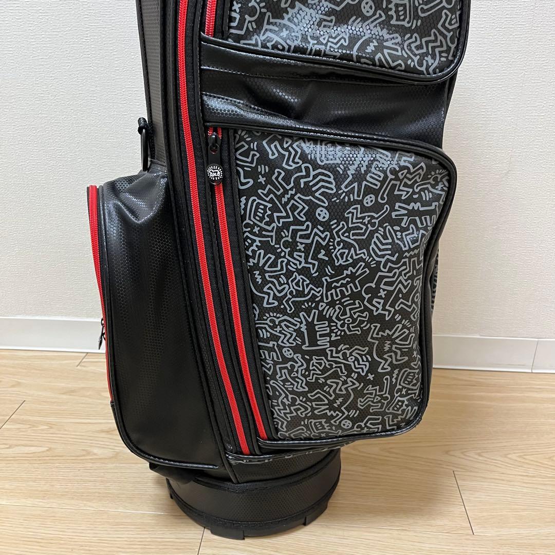 入手困難 美品 キースヘリング 軽量キャディバッグ 7.5型