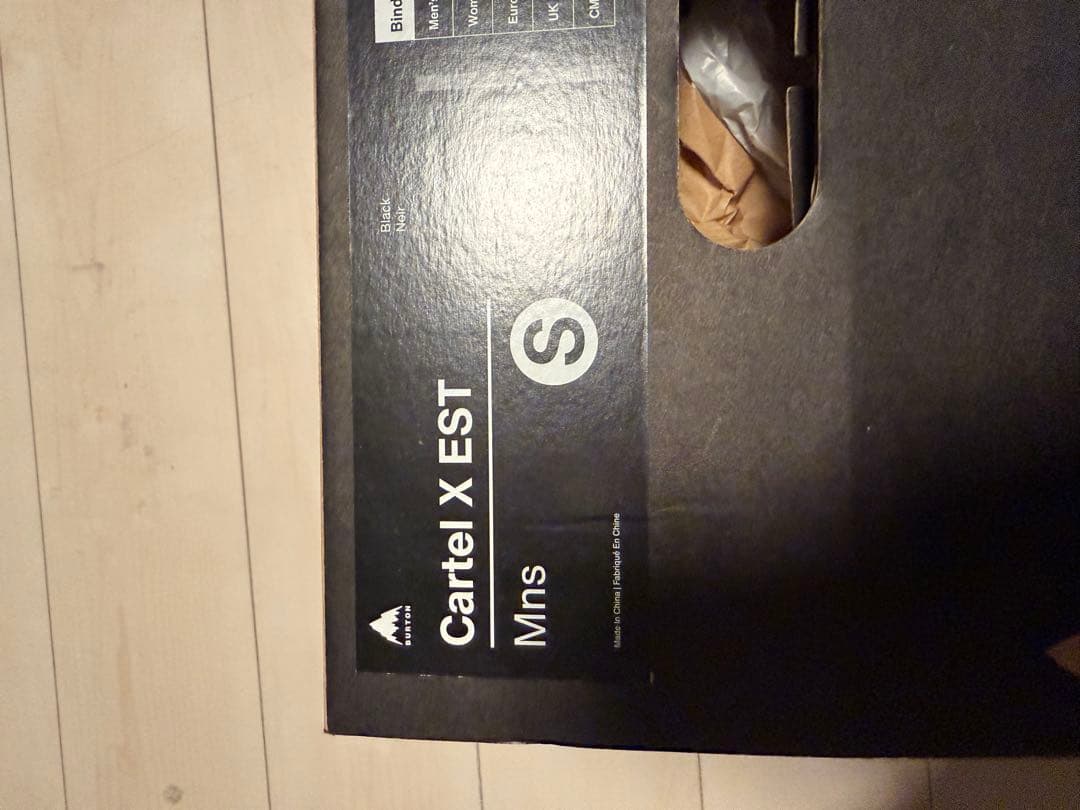 Burton Cartel X EST ビンディング S ブラック