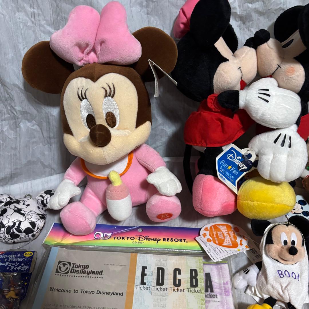 ディズニー ミッキー ミニー ストラップ マスコット ぬいバ 大量 まとめ売り