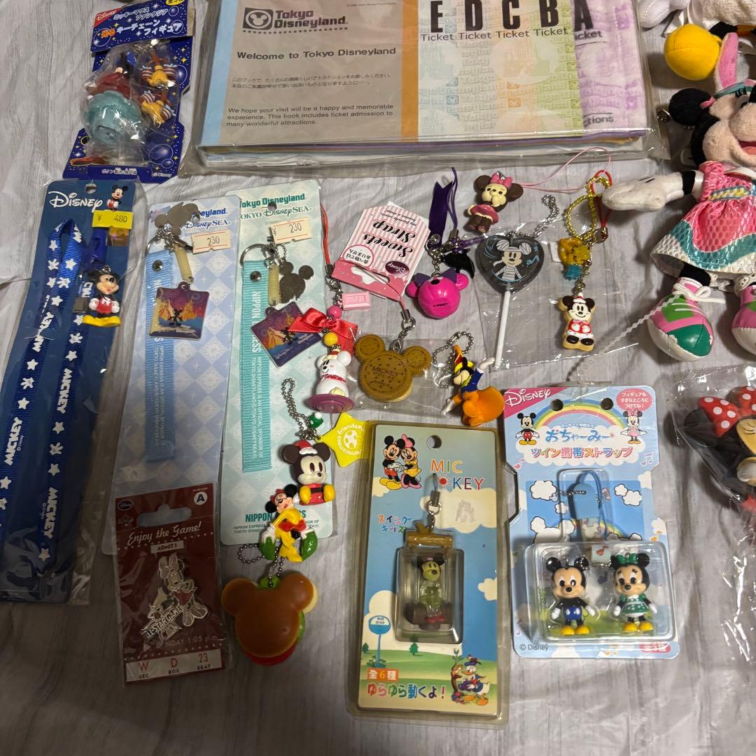 ディズニー ミッキー ミニー ストラップ マスコット ぬいバ 大量 まとめ売り