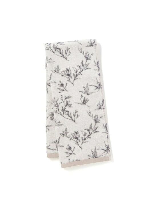 Francfranc 希少 廃盤 激レア 草木柄フェイスタオル アイボリー