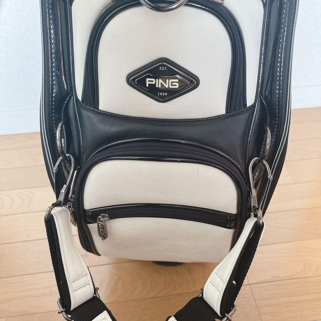K064 専用！PING プロモデル 3点式キャディバッグ 9.5型