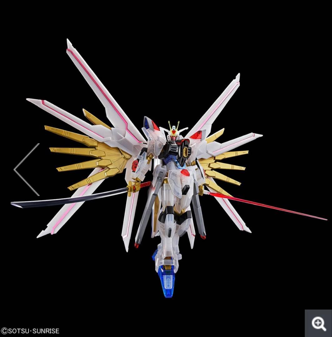 HG マイティストライクフリーダム インフィニットジャスティス弐式 クリアカラー