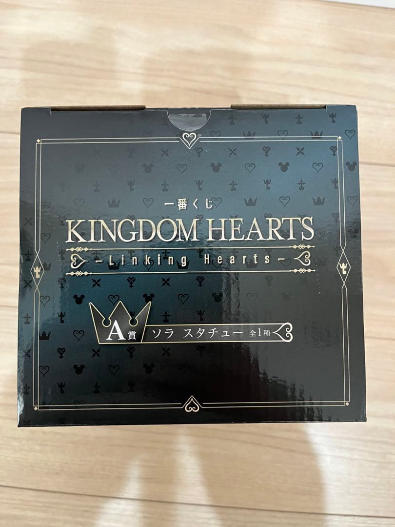 キングダムハーツ　一番くじ　A賞　ソラスタチュー　E賞　タオル　未開封