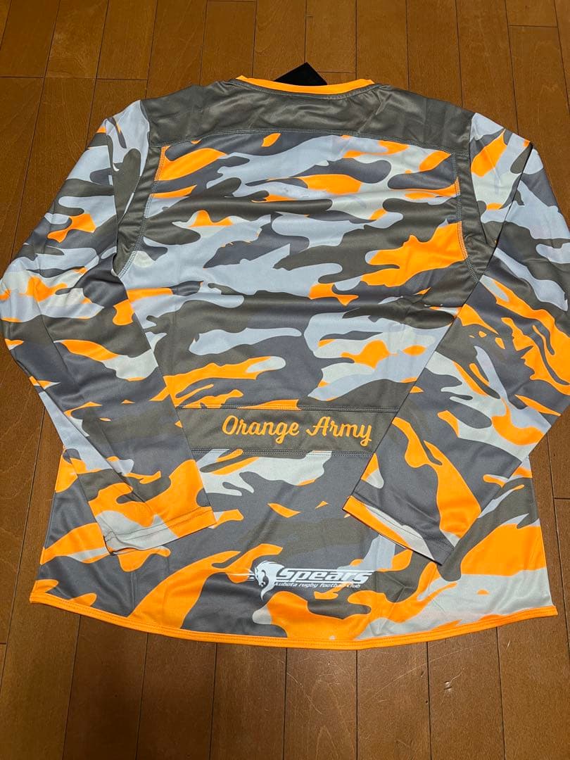 クボタスピアーズ　迷彩柄　選手支給品　ロンT 3XL