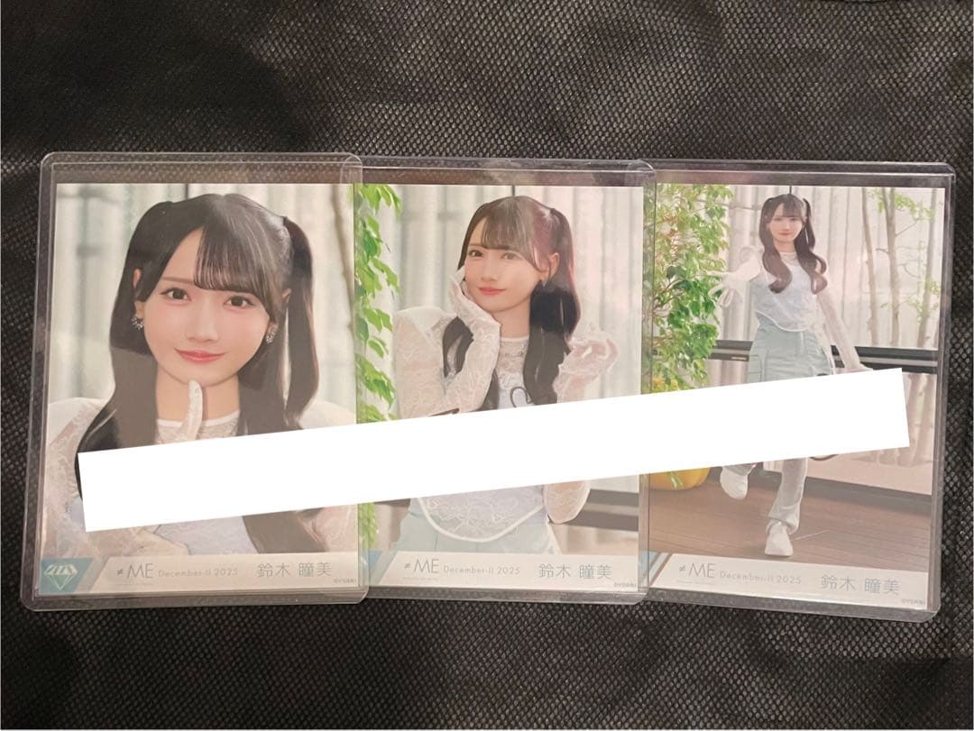 【匿名配送】ノイミー 鈴木瞳美 排他的ファイター MV衣装 生写真 直筆 コンプ