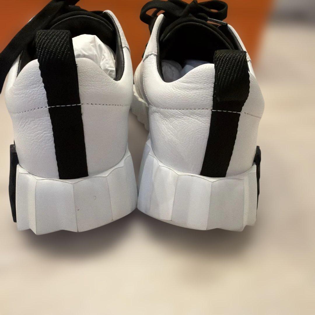 Hermès ホワイトレザー スニーカー　バウンシング 26.5
