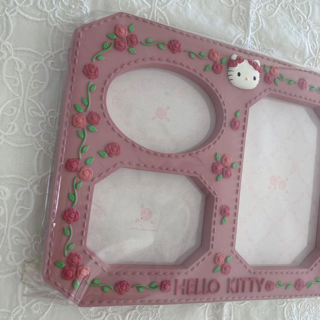 【 新品・未使用 】　希少！　レトロ　ハローキティ　野薔薇　フォトフレーム