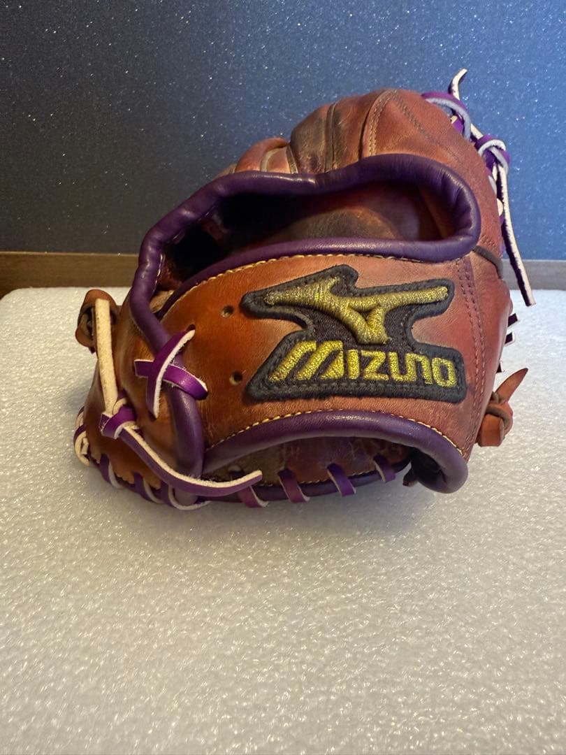 ★最高級★ ミズノプロ 硬式 内野手 ヘリ革交換 全紐交換 グリス交換