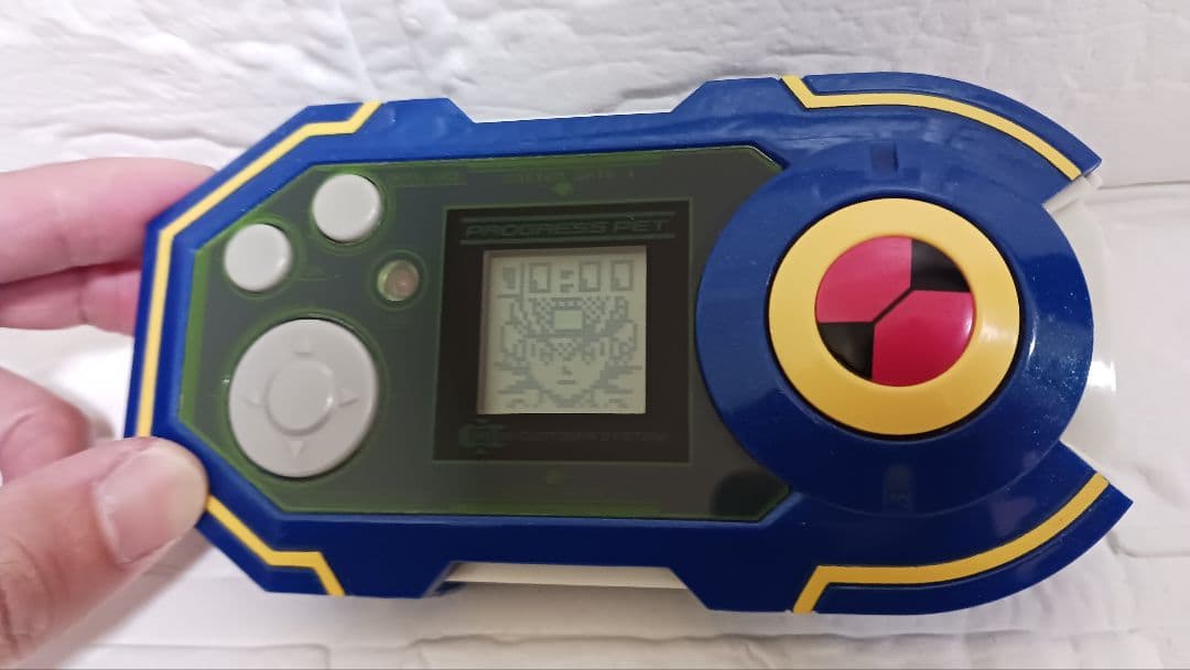 希少ロックマンエグゼストリーム プログレスペット熱斗バージョンバトルチップ付