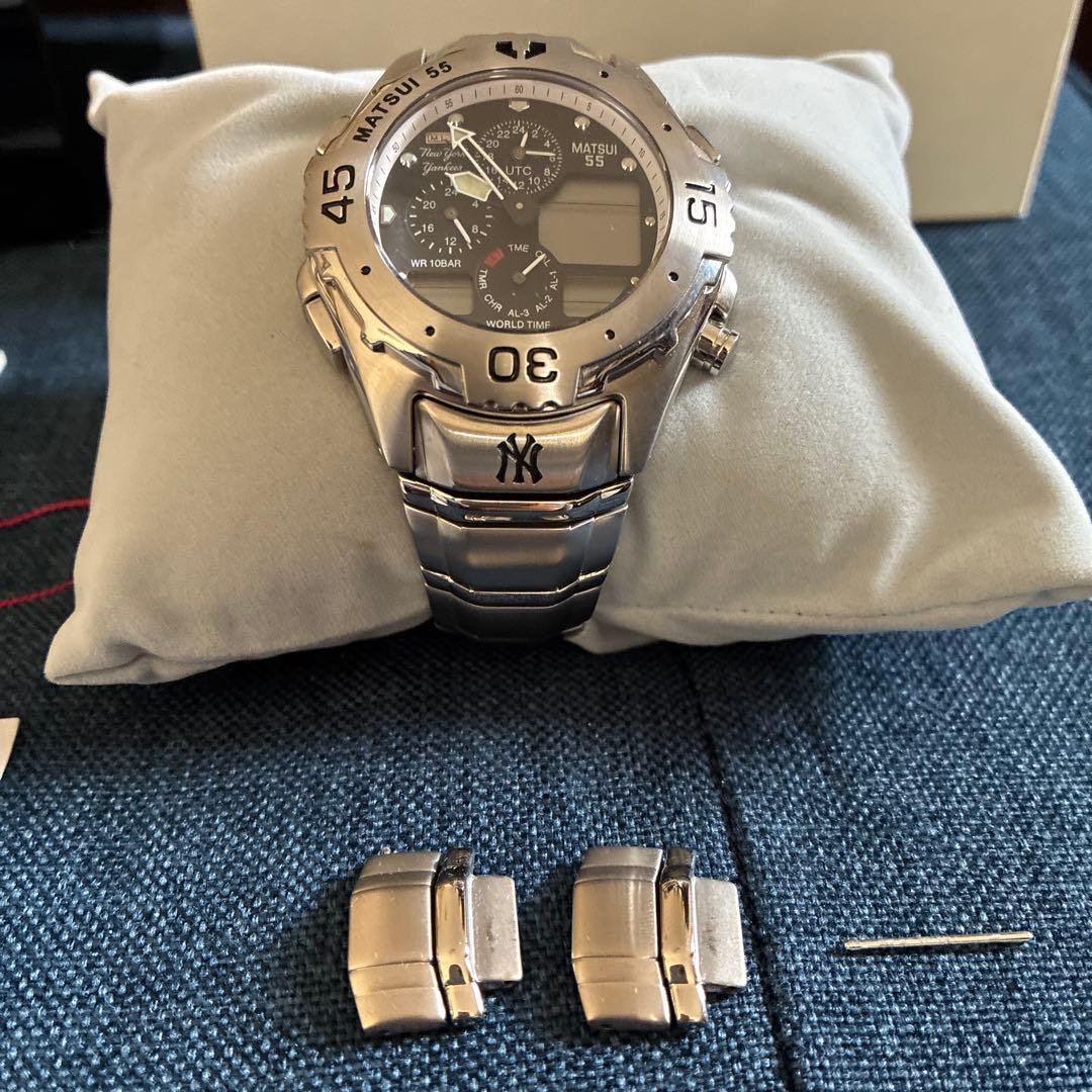 NEW YORK YANKEES MATSUI 55 腕時計シチズン箱保証書あり