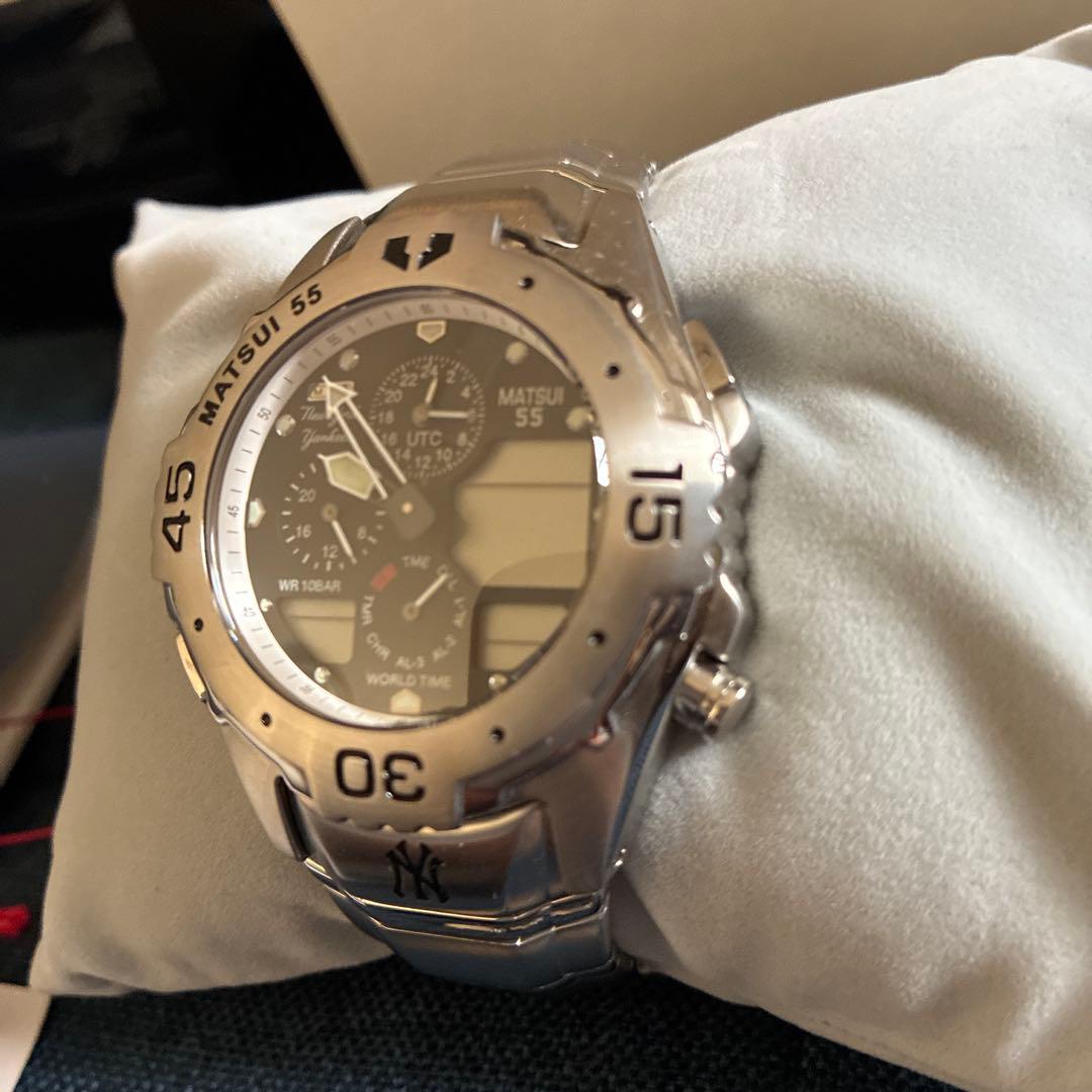 NEW YORK YANKEES MATSUI 55 腕時計シチズン箱保証書あり