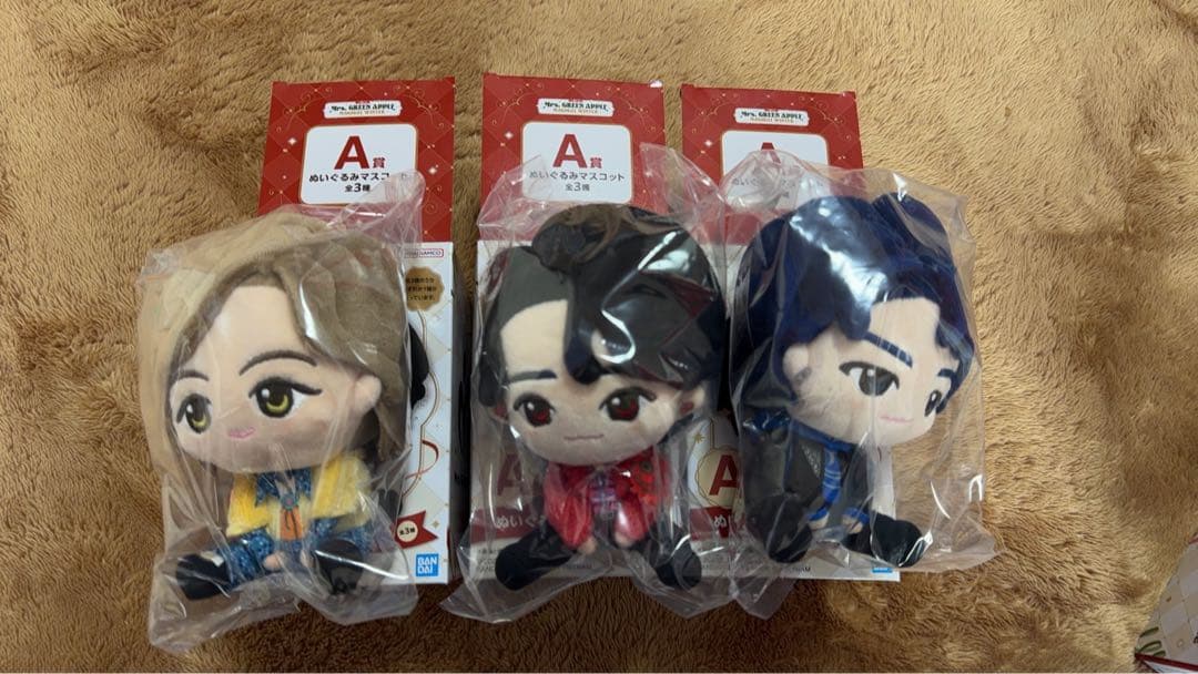 ミセス　一番くじ　ぬいぐるみマスコット a賞 Mrs. GREEN APPLE