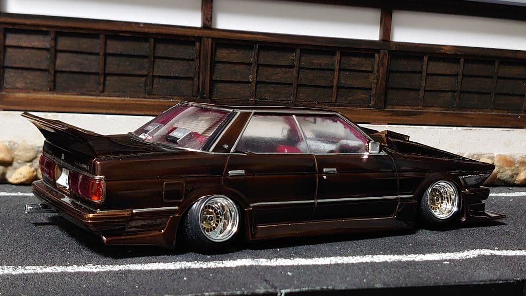 1/24 アオシマ 街道レーサー 71マークII 完成品