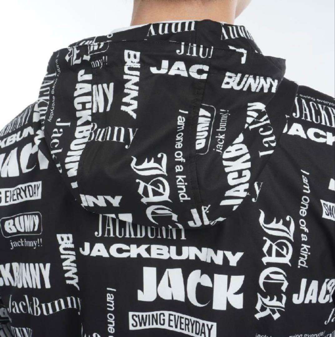 新品 パーリーゲイツ ジャックバニー ストレッチマルチロゴブルゾン(6)LL/黒