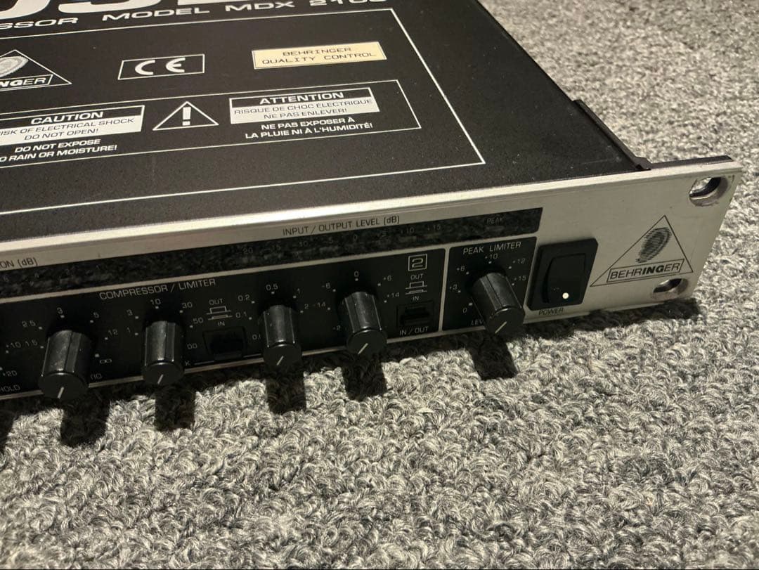 ベリンガー　MDX-2100 2ch コンプレッサー