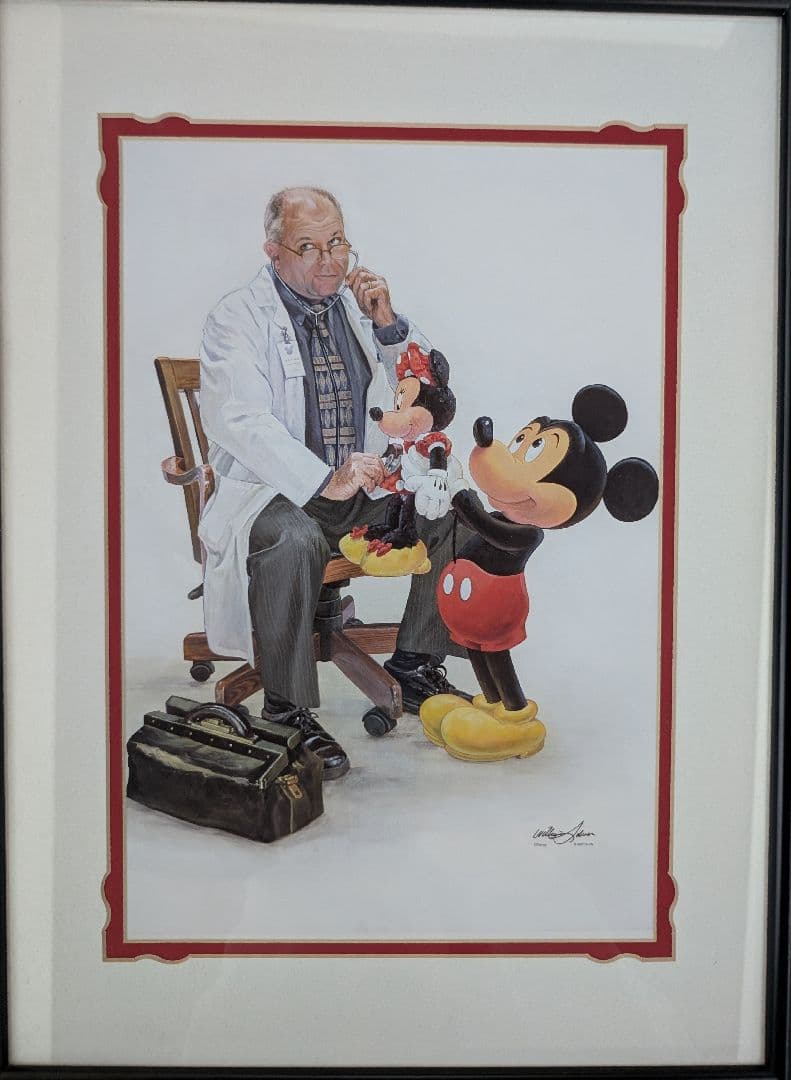 ノーマン・ロックウェル「Doctor and the Doll」ディズニー版