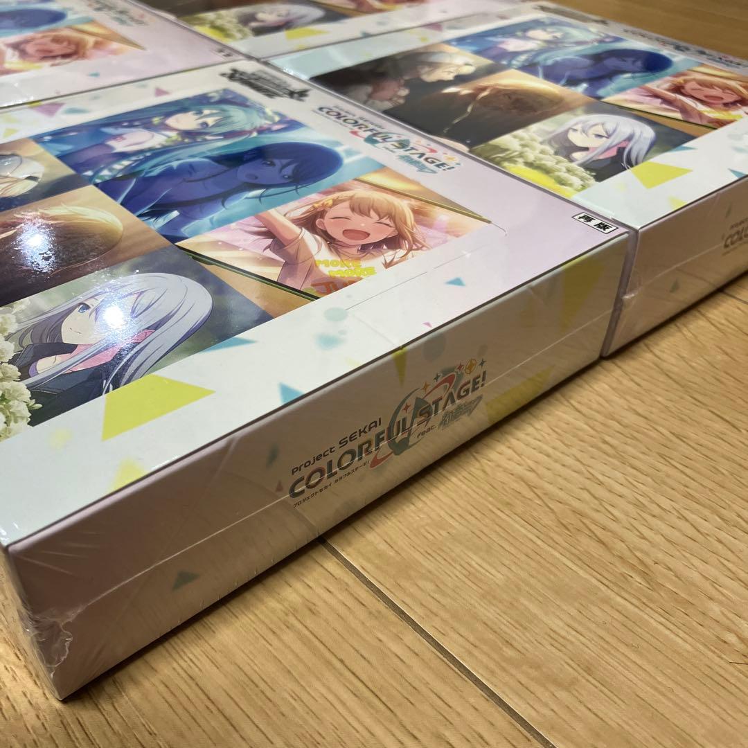 ヴァイスシュヴァルツ　COLOFUL STAGE 初目ミク4箱