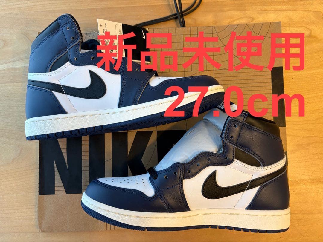 シューズ(男性用) Nike Air Jordan 1 High OG Midnight Navy