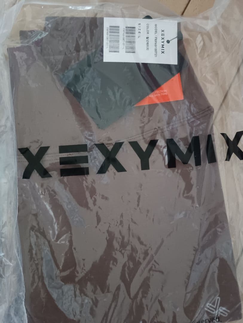 XEXYMIX レギンス2枚セット Mサイズサンダー グレー・Lサイズブラウン