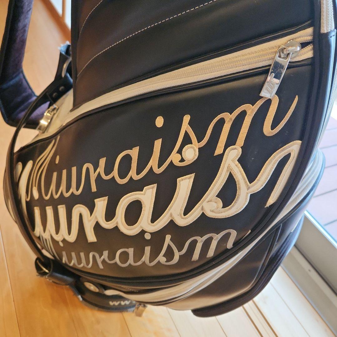 三浦技研　キャディバッグ ブラック/ホワイト