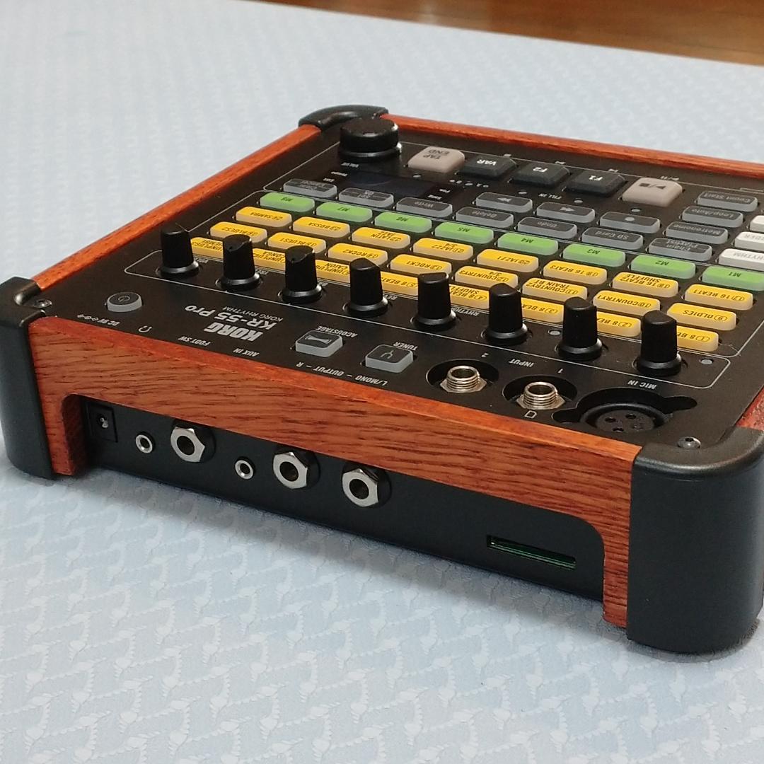 【美品】コルグ KR-55 PRO リズム・マシン ＆ 専用フットスイッチ付き