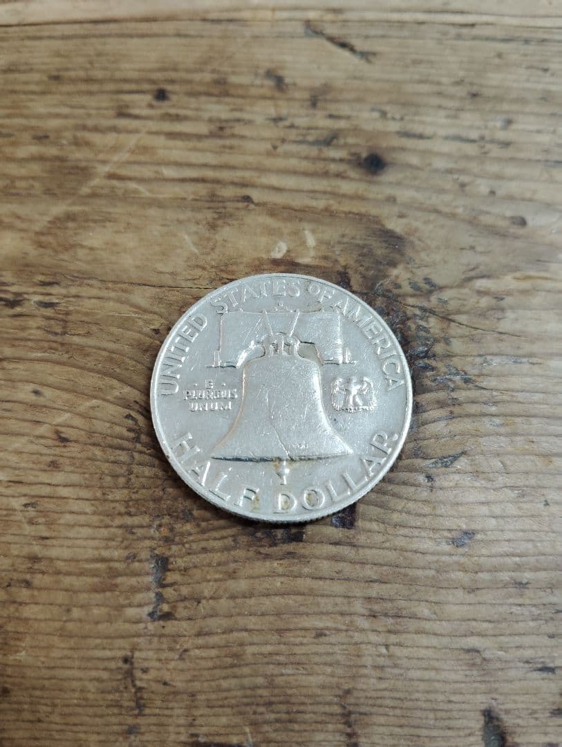 1958年 フランクリン 1ドル銀貨