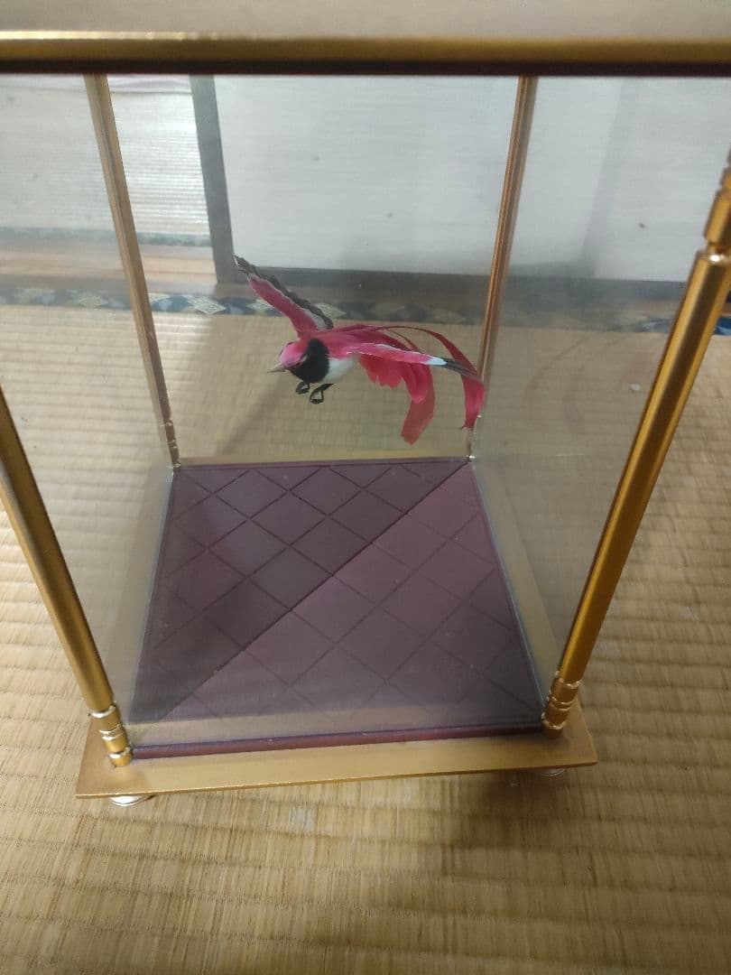 鳥　工芸品　置物　浮く 鳥置物