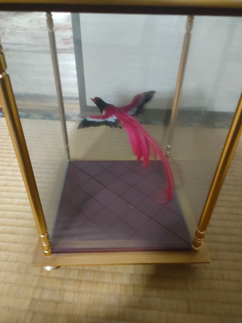 鳥　工芸品　置物　浮く 鳥置物