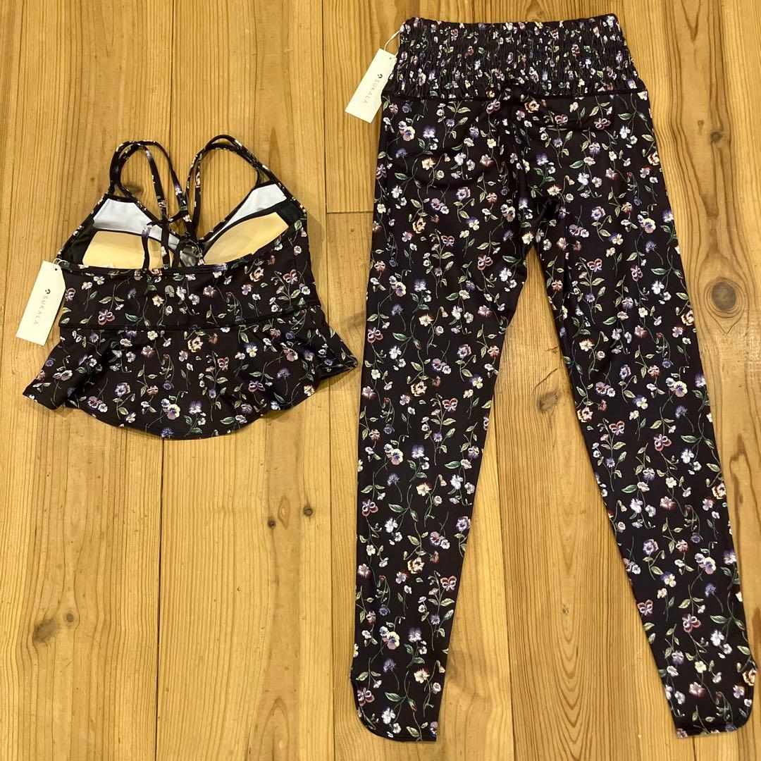 【新品未使用タグ付】新作　SUKALA スプリングフラワーパンジー上下　Mサイズ