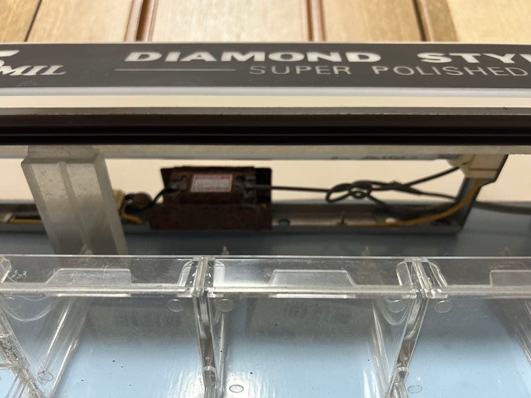 NAGAOKA レコード針　店舗ディスプレイケース　ミニカーやチョロQ収納にも。