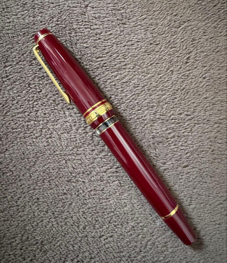 セーラー万年筆　ファウンデッド　21Kペン先　ボルドー　インク付