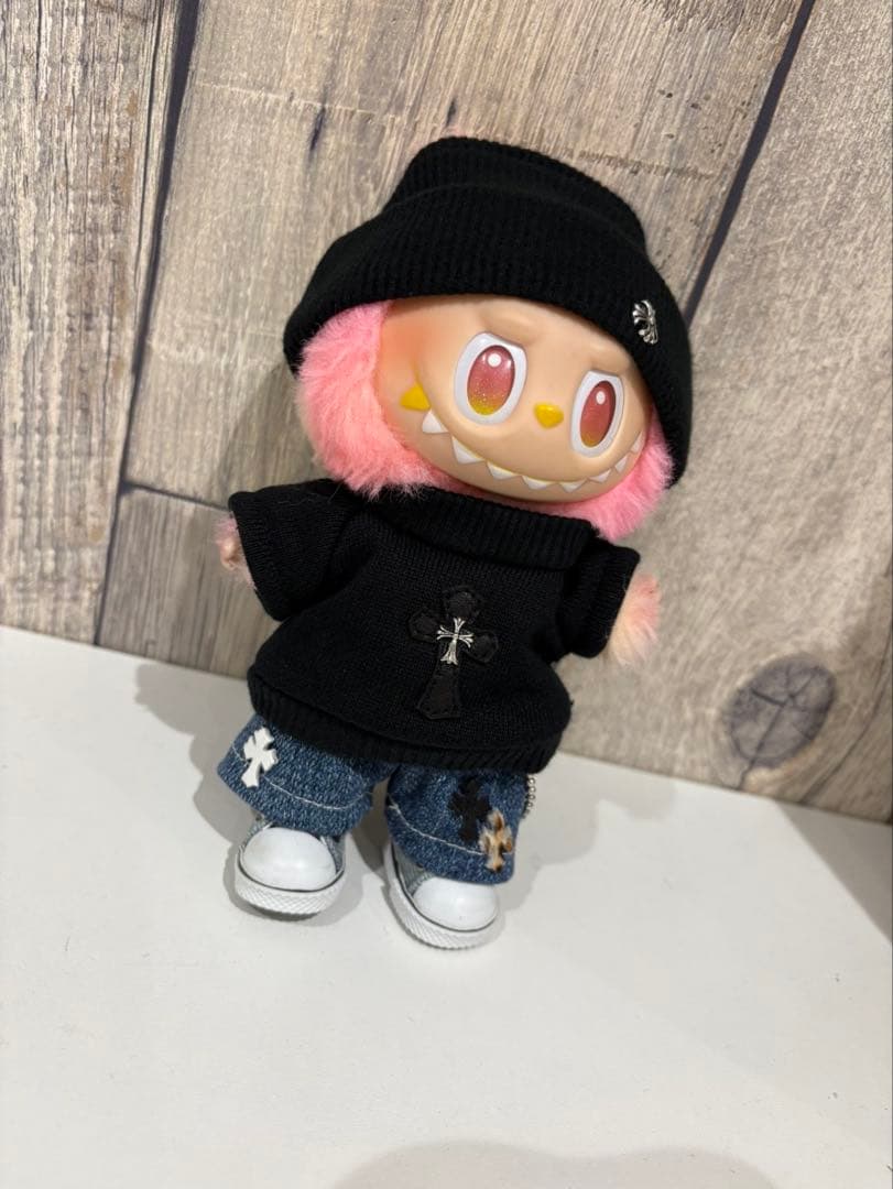 ラブブ超激レア豹柄&黒&白クロスパッチラブブ　｜⚠️お盆限定価格‼️ 究極3点セット