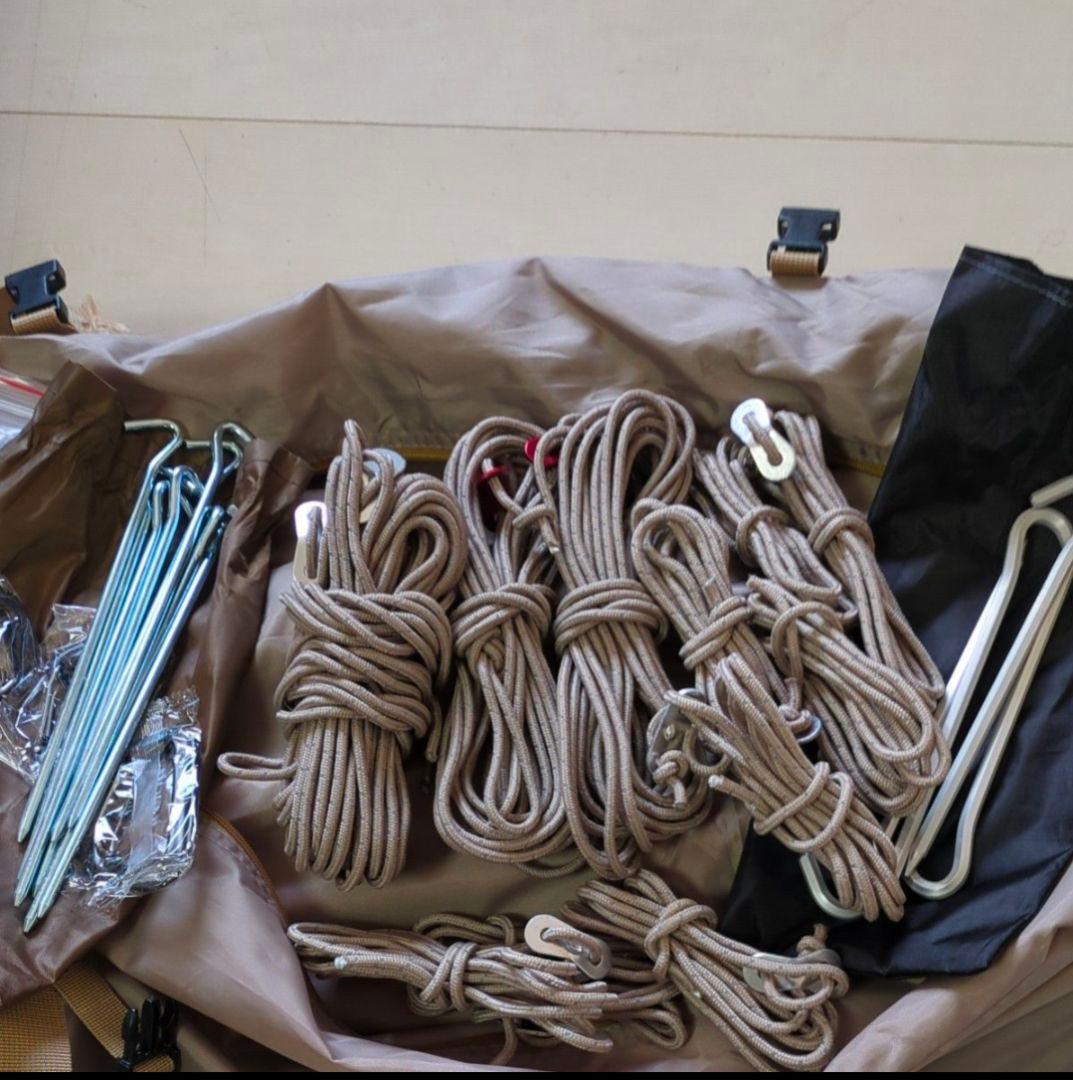 アルペンAOD3テント タープ（タープ未使用）、グランドシートインナーマット付②